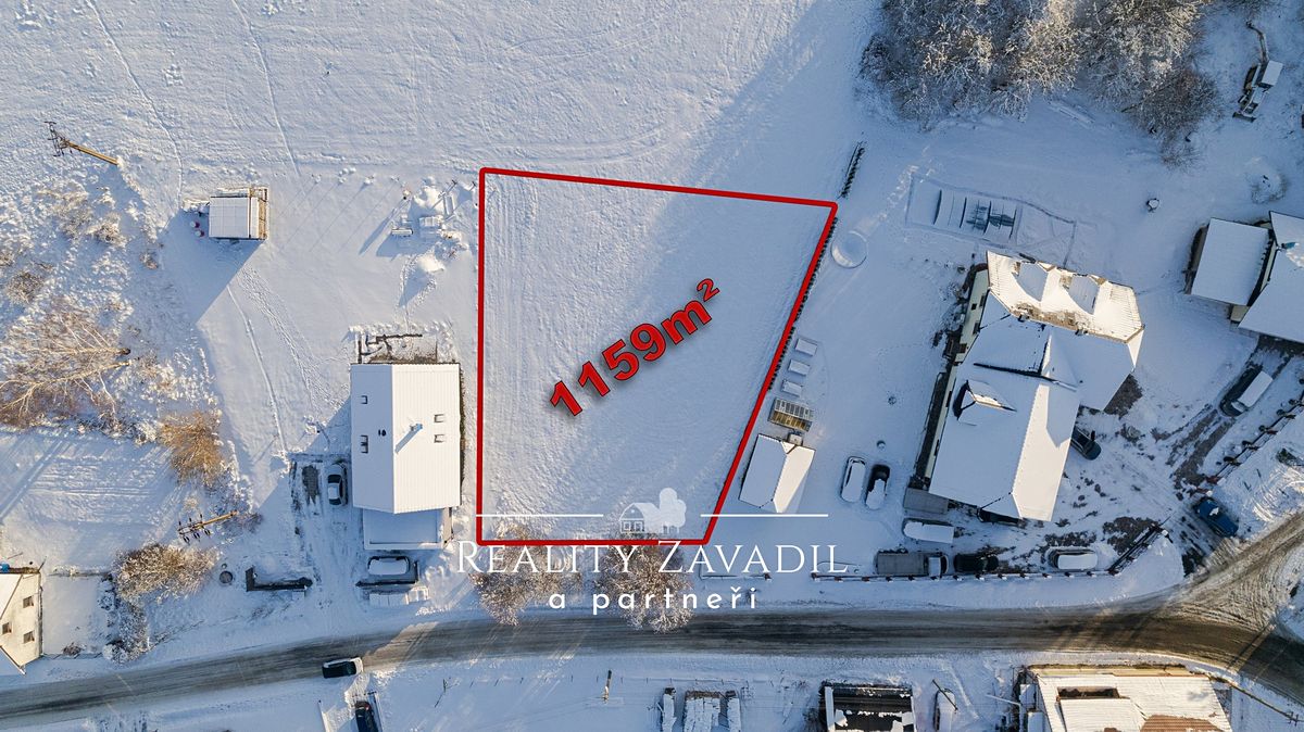 Prodej stavebního pozemku 1159 m²