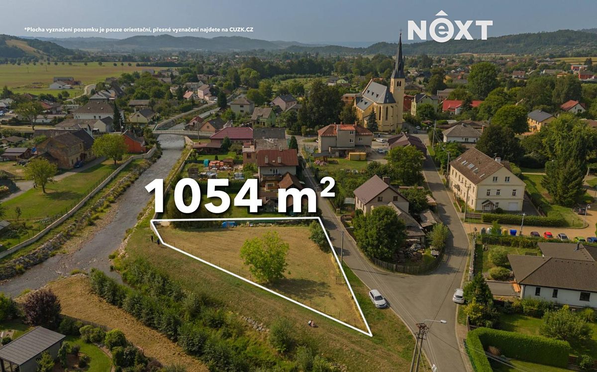 Prodej stavebního pozemku 1054 m²