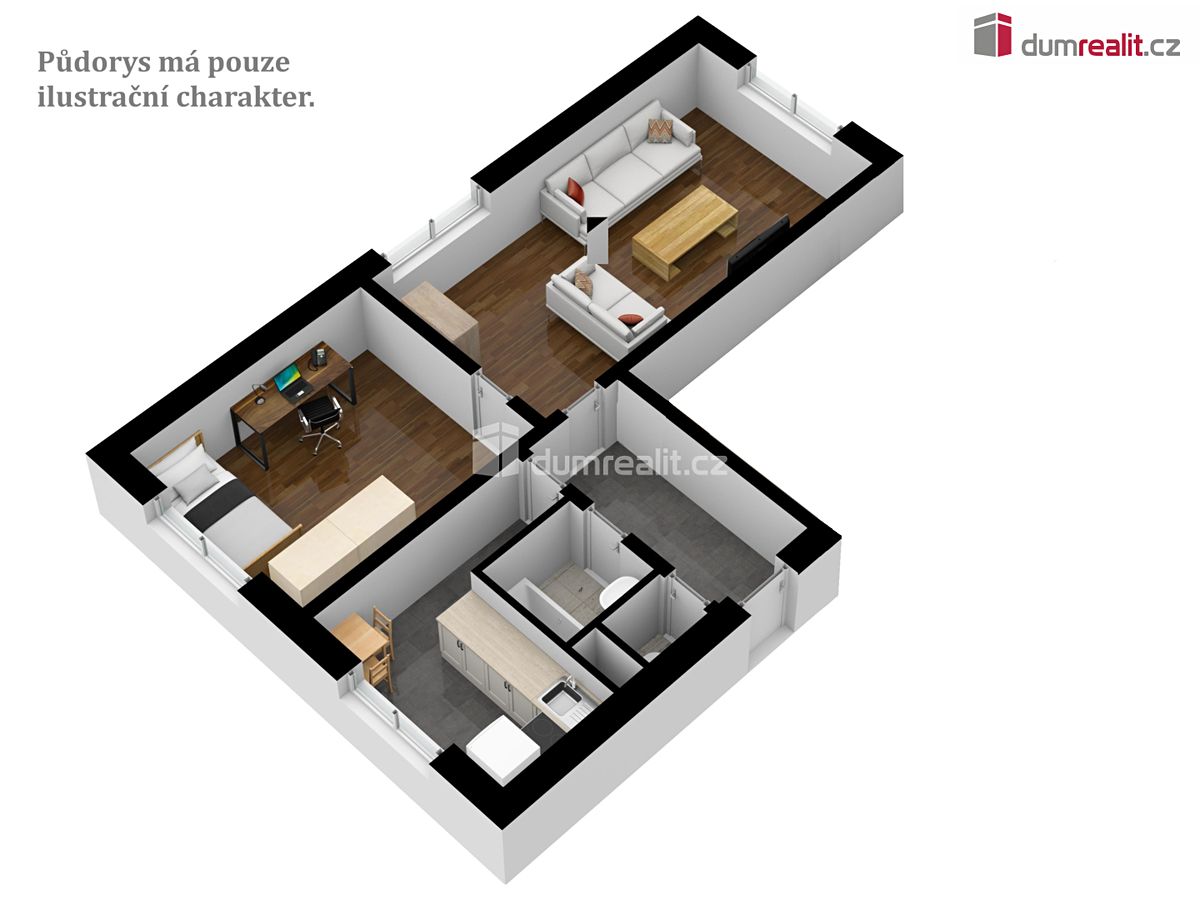 Prodej bytu 2+1 52 m² – fotografie 4