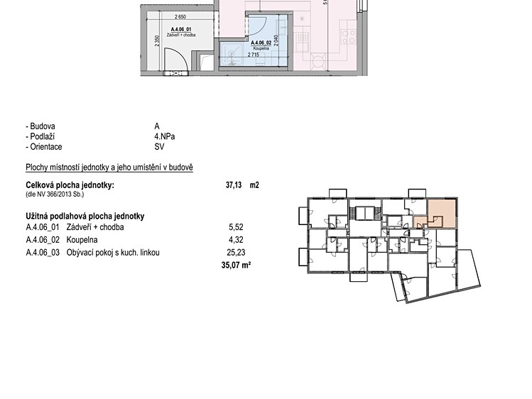 Prodej bytu 1+kk, 37 m² (3 z 7)