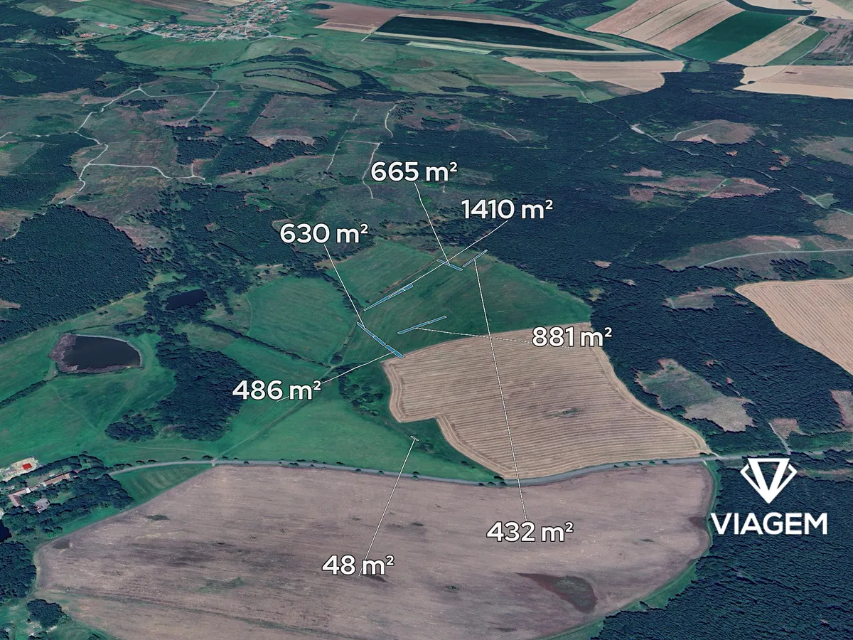 Prodej pole 4552 m²