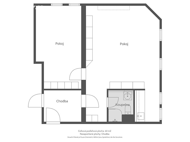 Prodej kanceláře 64 m² – pohled 5