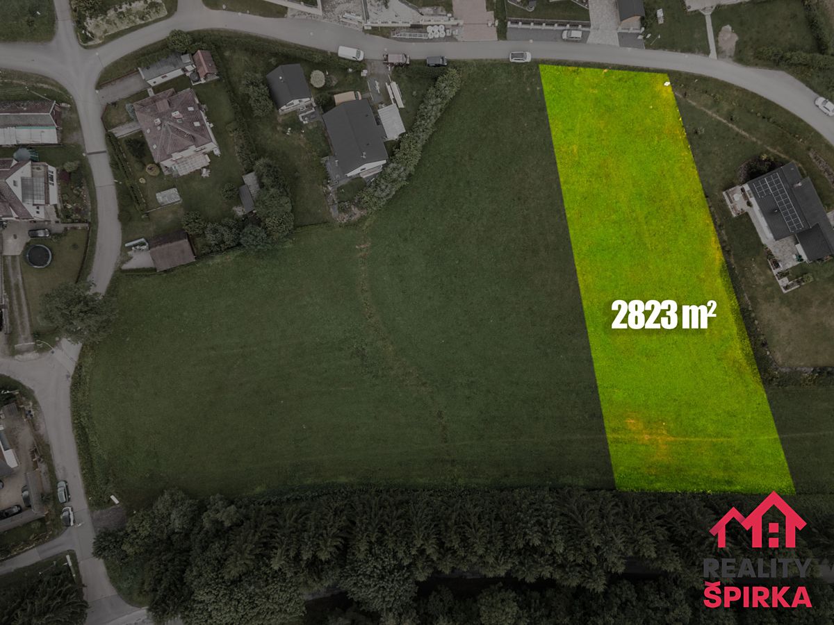 Prodej stavebního pozemku 2823 m² – fotografie 3