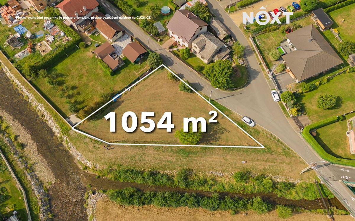 Prodej stavebního pozemku 1054 m² – fotografie 2