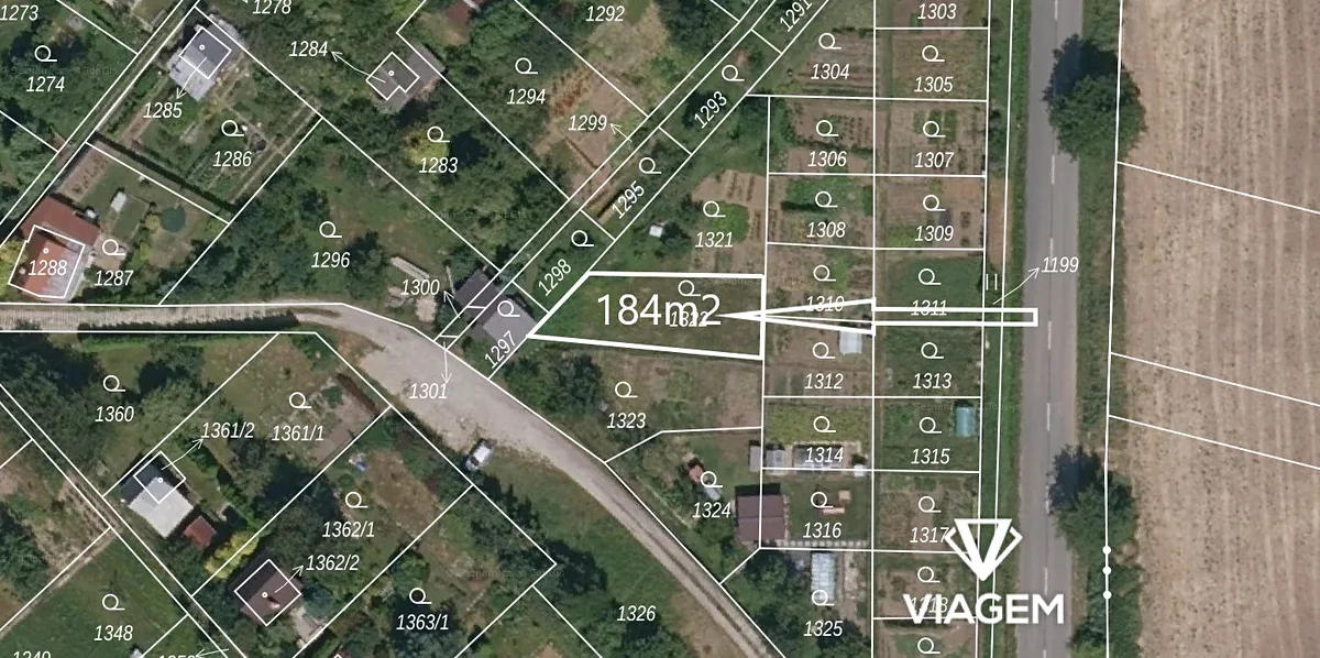 Prodej zahrady 184 m²