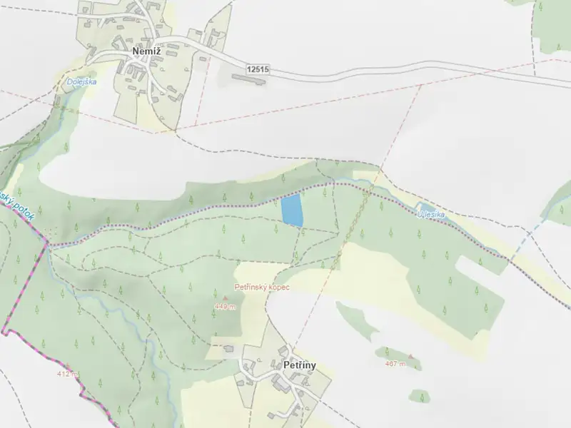 Prodej lesa 4064 m², Tehov – náhled fotky 2