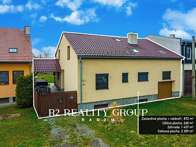 Prodej  vícegeneračního domu 268 m², pozemek 2 309 m²