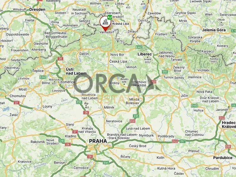Prodej pozemku 2377 m², Krásná Lípa – náhled fotky 3