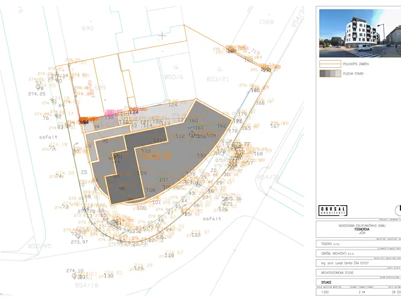 Prodej komerčního pozemku 796 m², Jičín – náhled fotky 2