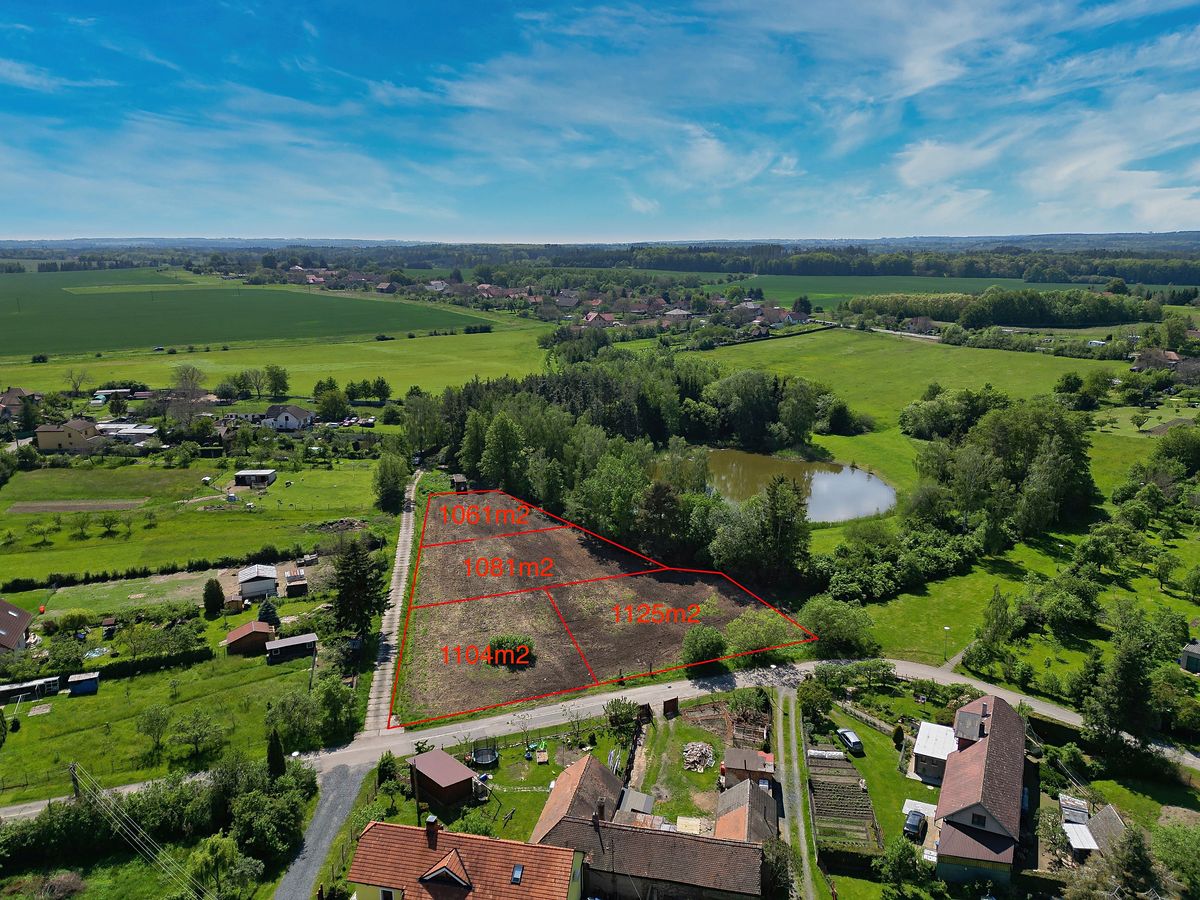 Prodej stavebního pozemku 1125 m²