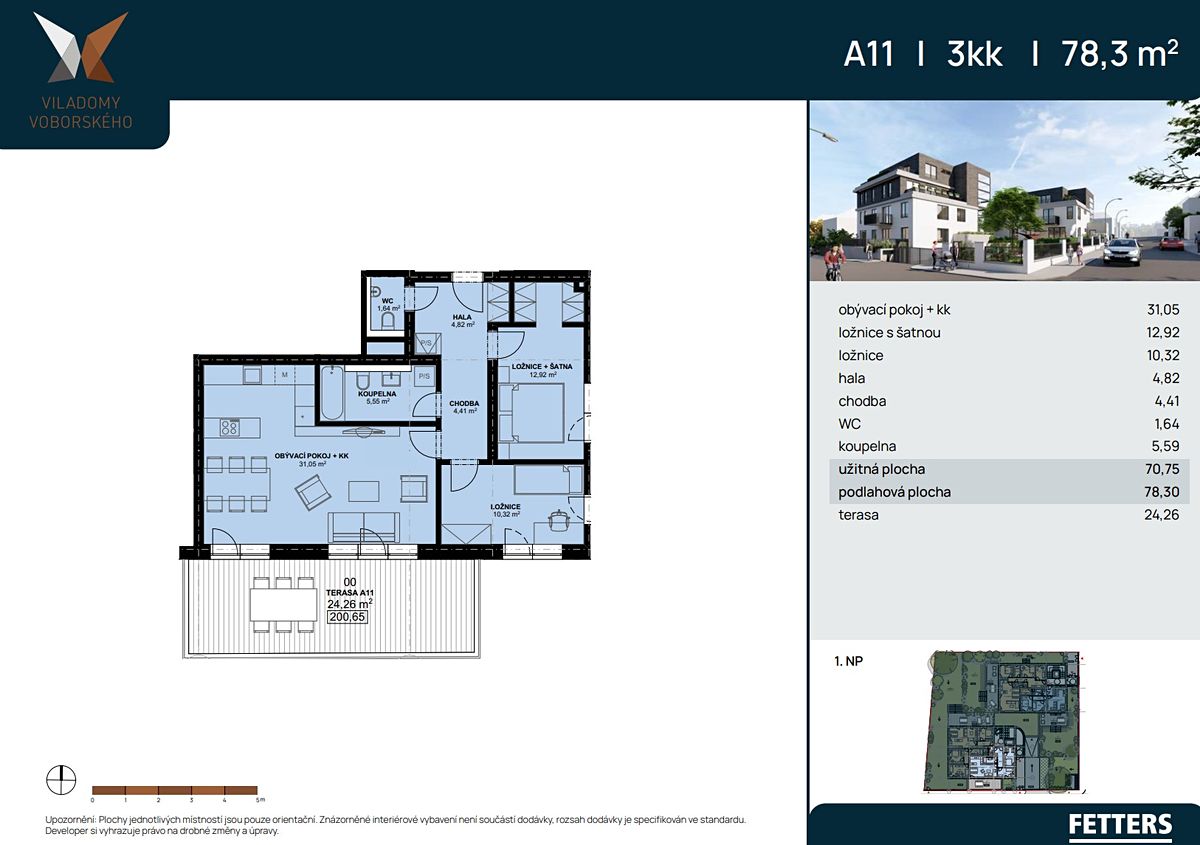 Prodej bytu 3+kk 80 m² – fotografie 3