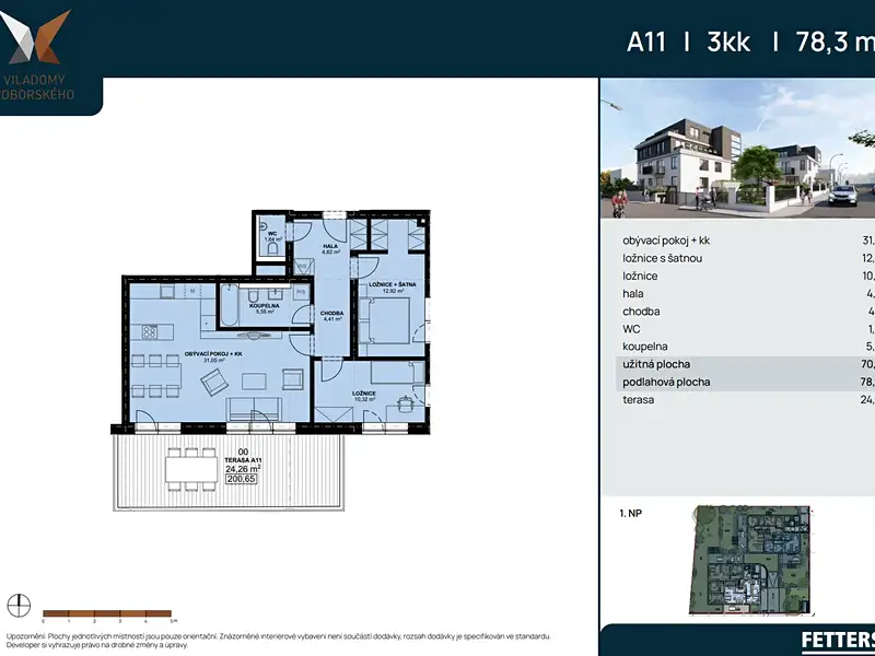 Prodej bytu 3+kk 80 m², Praha – náhled fotky 3