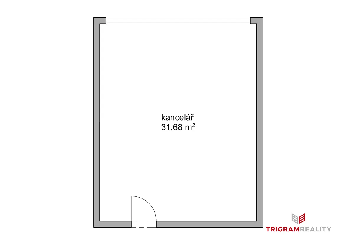 Pronájem kanceláře 31 m² – pohled 6