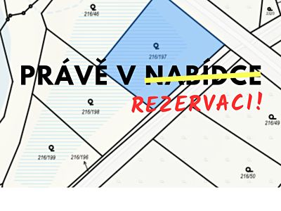 Prodej stavebního pozemku 1104 m²