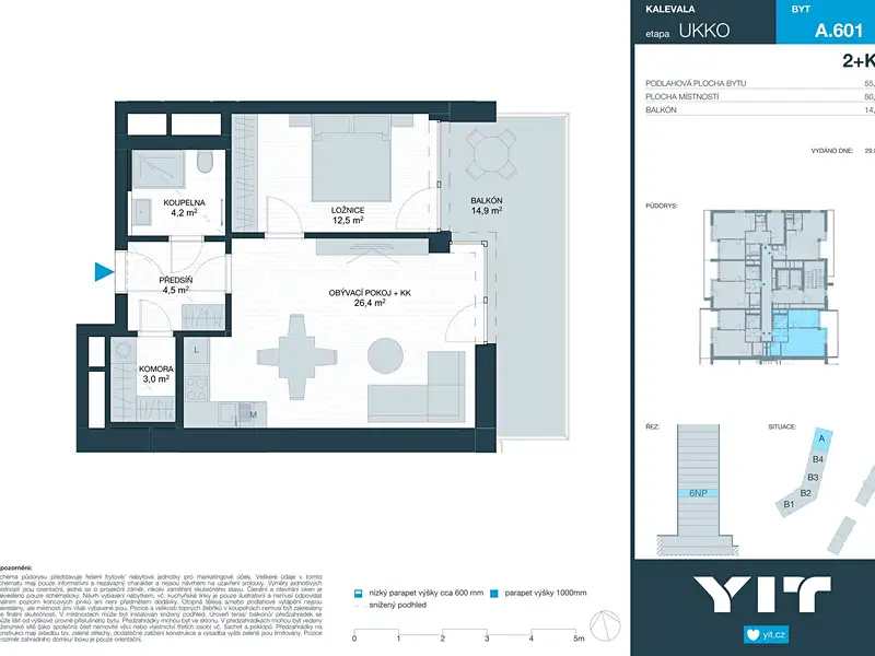 Prodej bytu 2+kk 51 m², Brno – náhled fotky 2