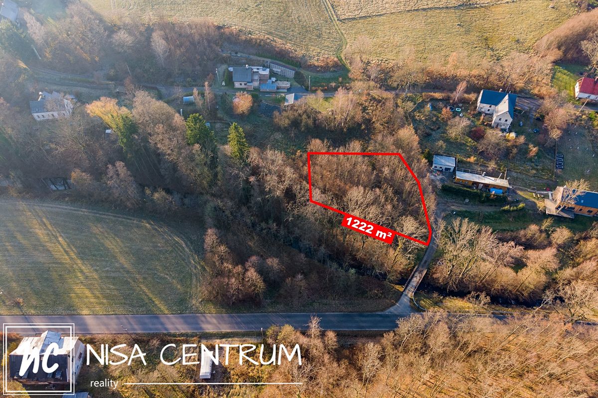 Prodej stavebního pozemku 1222 m² – fotografie 3