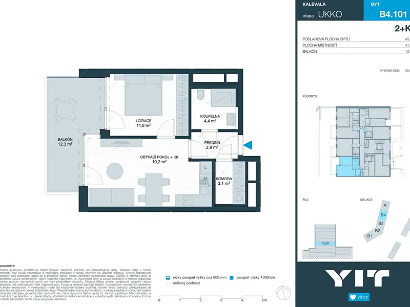 Prodej bytu 2+kk 41 m², Brno – náhled fotky 2