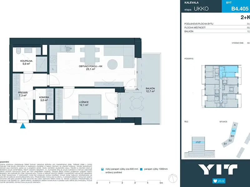 Prodej bytu 2+kk 51 m², Brno – náhled fotky 2
