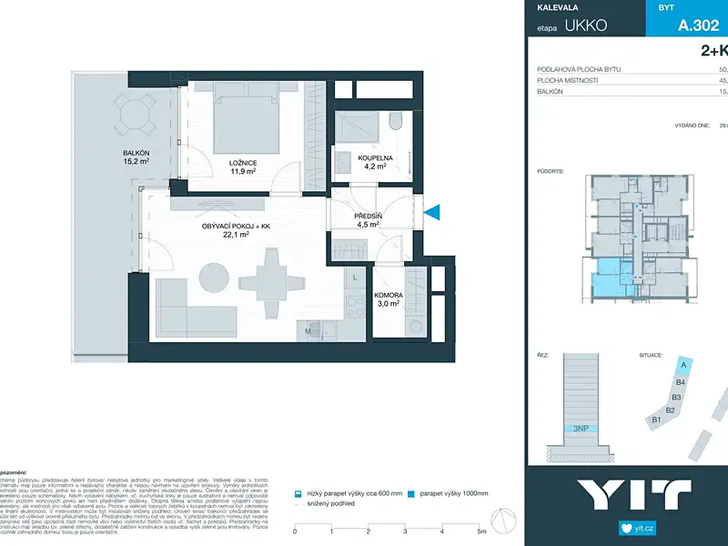Prodej bytu 2+kk 46 m², Brno – náhled fotky 2