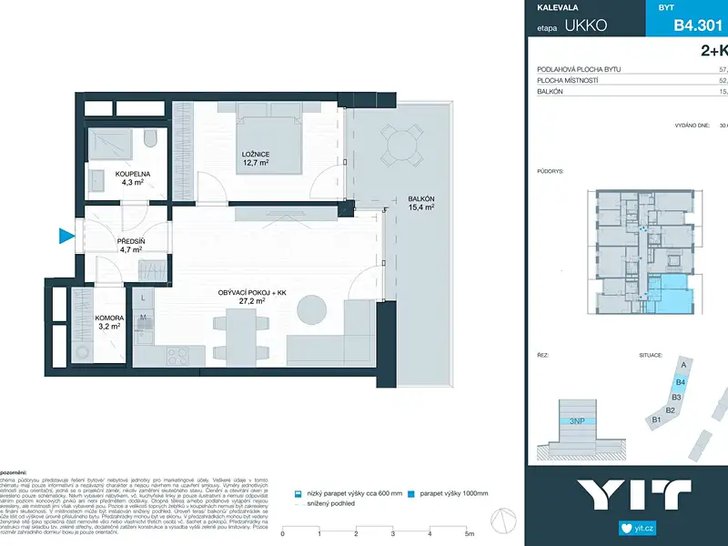 Prodej bytu 2+kk 52 m², Brno – náhled fotky 2