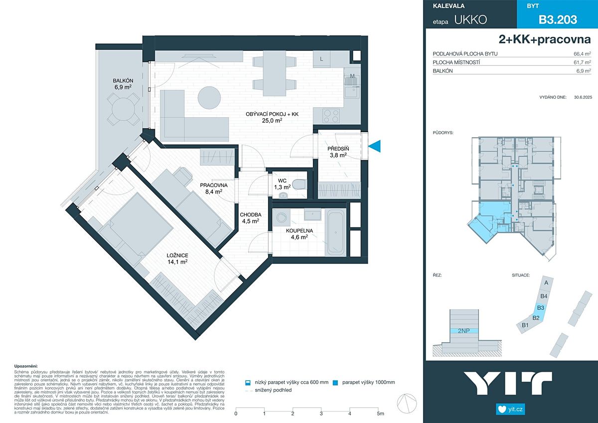 Prodej bytu 2+kk 62 m² – fotografie 2