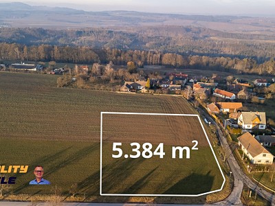 Prodej  stavebního pozemku 5 384 m²