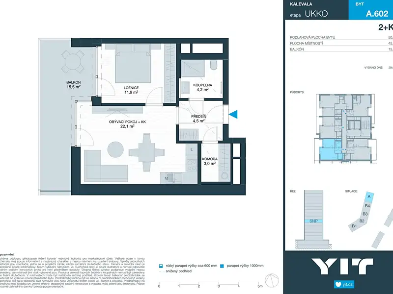 Prodej bytu 2+kk 46 m², Brno – náhled fotky 2