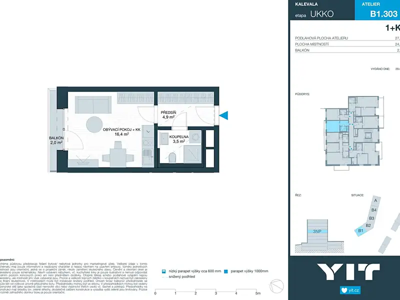 Prodej bytu 1+kk 25 m², Brno – náhled fotky 2