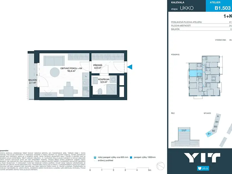 Prodej bytu 1+kk 25 m², Brno – náhled fotky 2