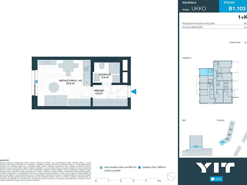 Prodej bytu 1+kk 24 m², Brno – náhled fotky 2
