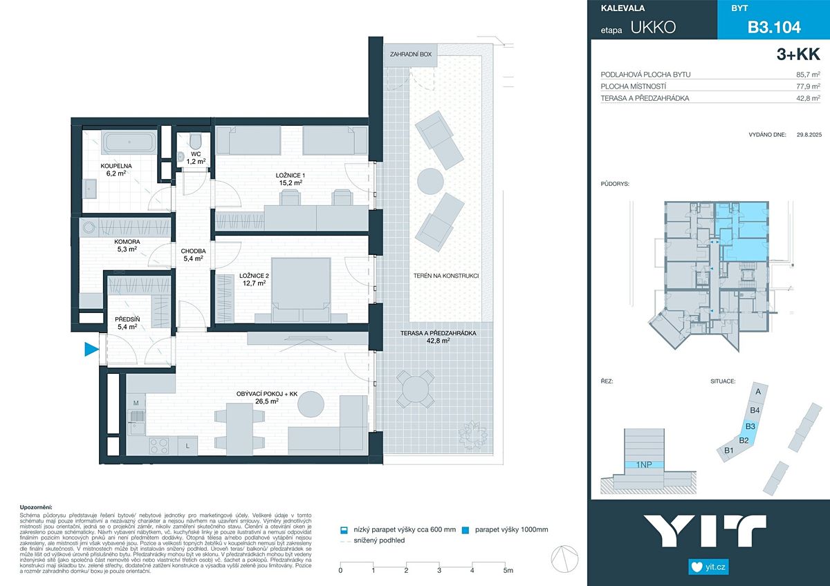 Prodej bytu 3+kk 78 m² – fotografie 2