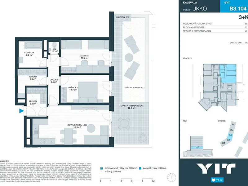 Prodej bytu 3+kk 78 m², Brno – náhled fotky 2