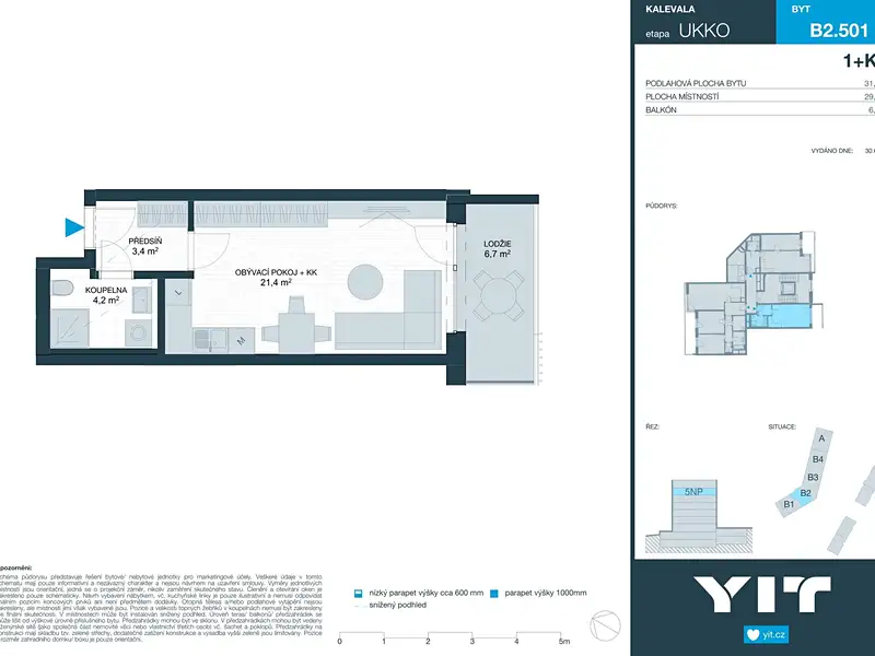 Prodej bytu 1+kk 29 m², Brno – náhled fotky 2