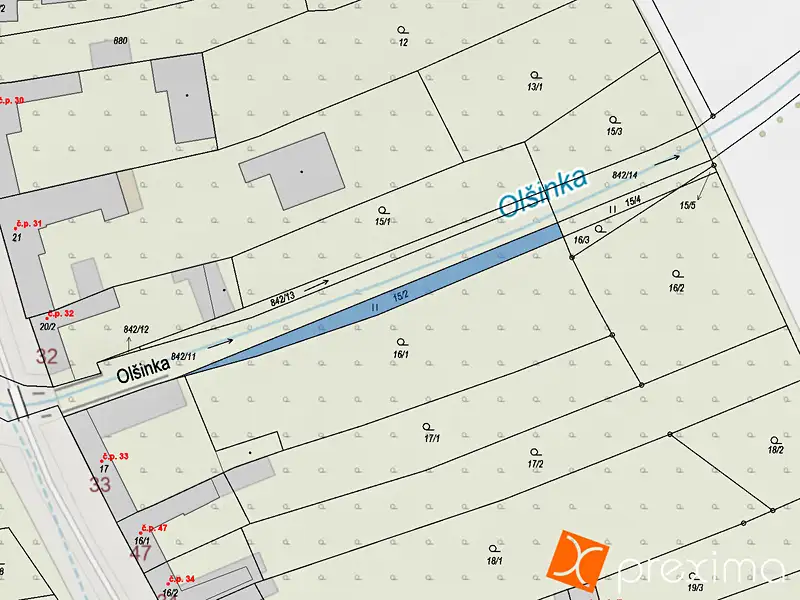 Prodej stavebního pozemku 340 m², Honětice – náhled fotky 3