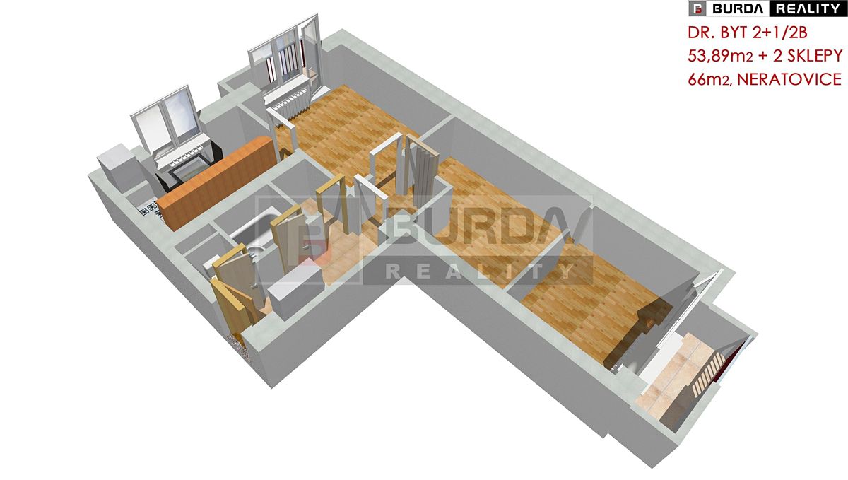 Prodej bytu 2+1 66 m² – fotografie 4