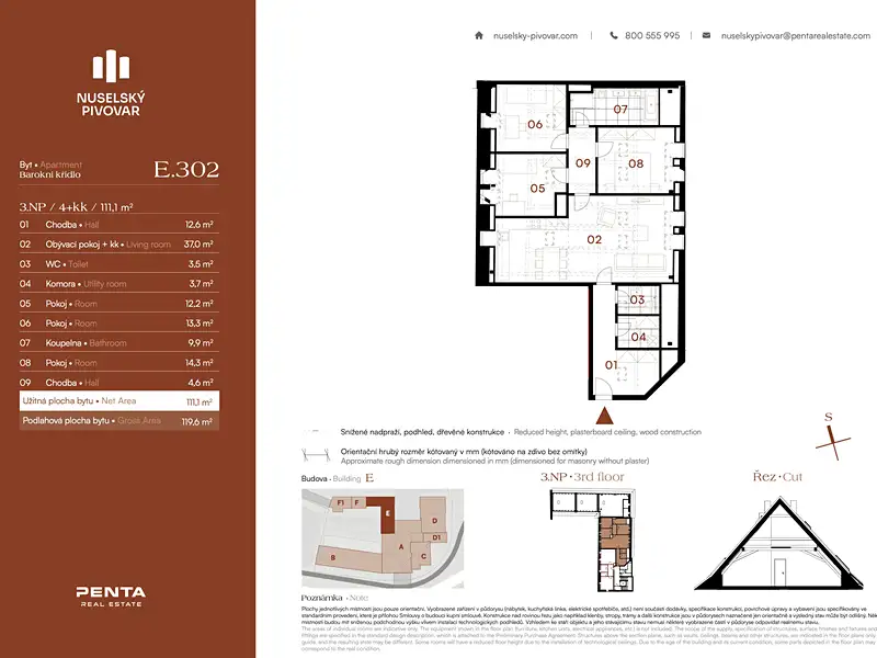 Prodej bytu 4+kk 111 m², Praha – náhled fotky 2
