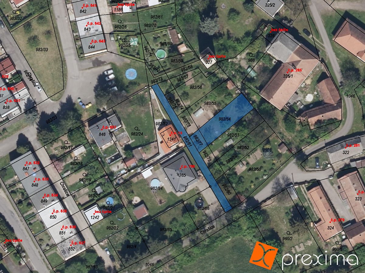 Prodej zahrady 382 m²