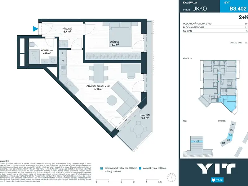 Prodej bytu 2+kk 52 m², Brno – náhled fotky 2