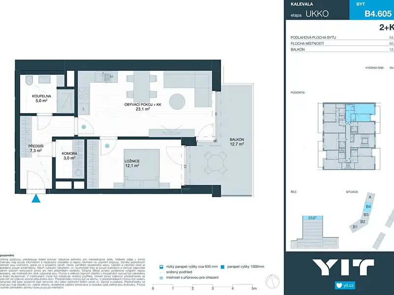 Prodej bytu 2+kk 51 m², Brno – náhled fotky 2