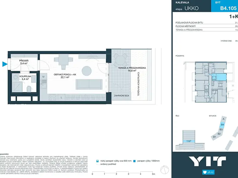 Prodej bytu 1+kk 29 m², Brno – náhled fotky 2