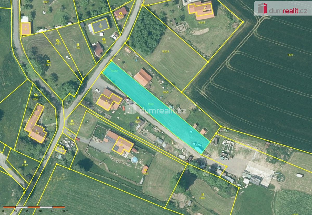Prodej stavebního pozemku 1371 m²