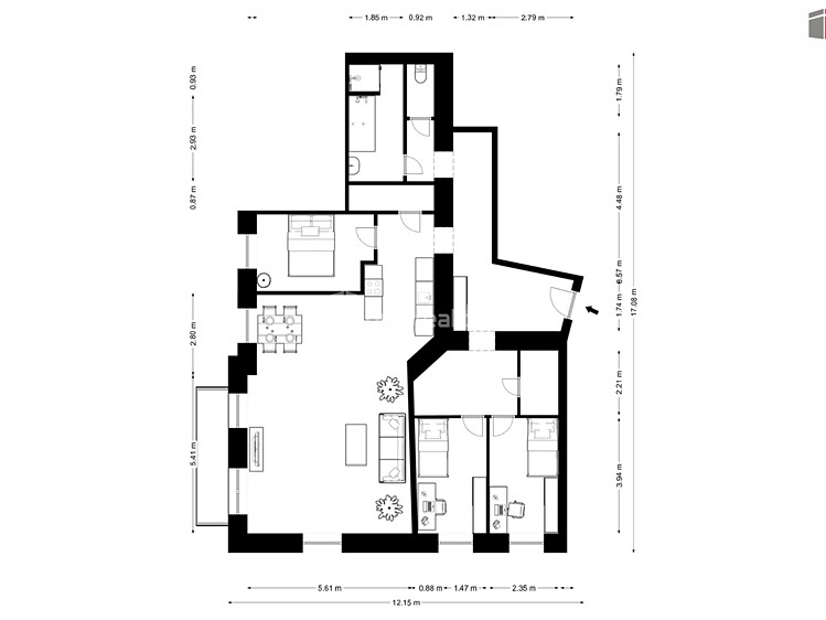 Квартира 4+kk на продаж, 112 м² (36 з 36)