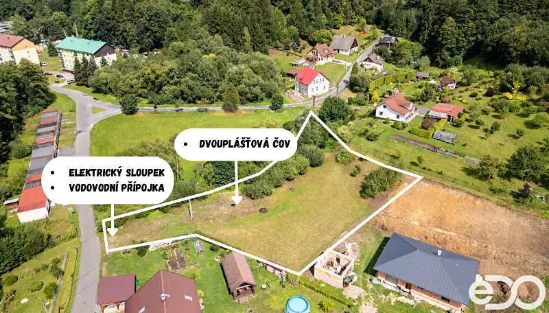 Prodej stavebního pozemku 2393 m², Plavy – náhled fotky 3