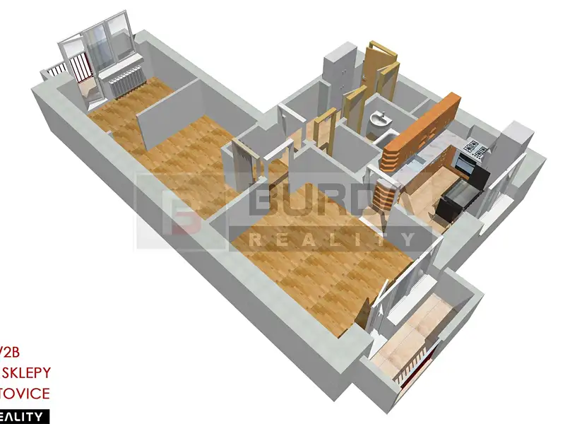 Prodej bytu 2+1 66 m², Neratovice – náhled fotky 3