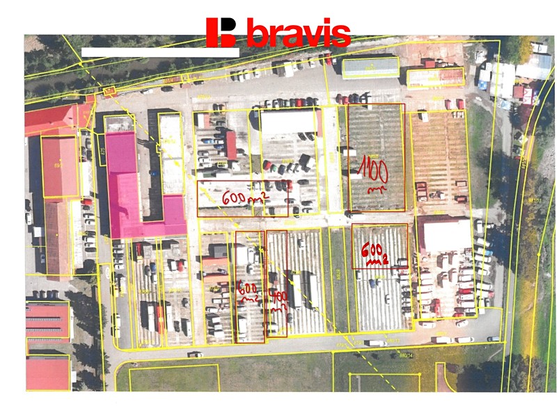 Pronájem  komerčního pozemku 2 000 m², Brno