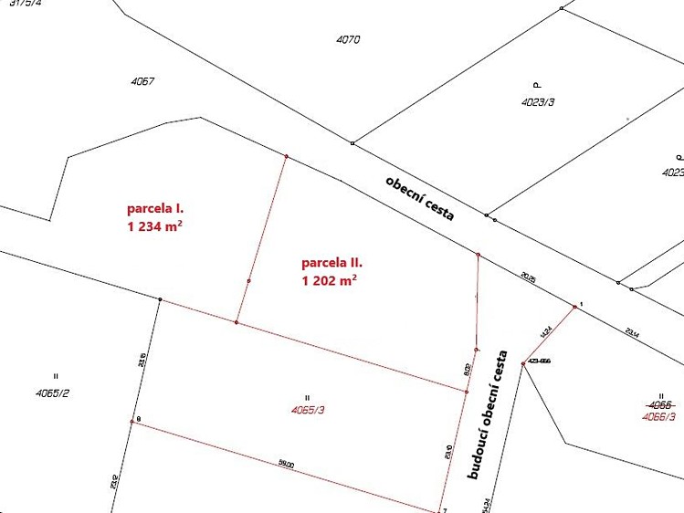 Prodej pozemku, 1 234 m² (1 z 6)