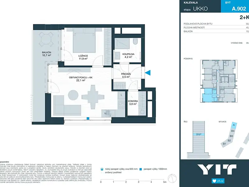 Prodej bytu 2+kk 46 m², Brno – náhled fotky 2