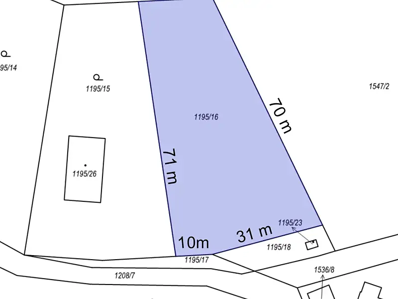 Prodej stavebního pozemku 2172 m², Jince – náhled fotky 3