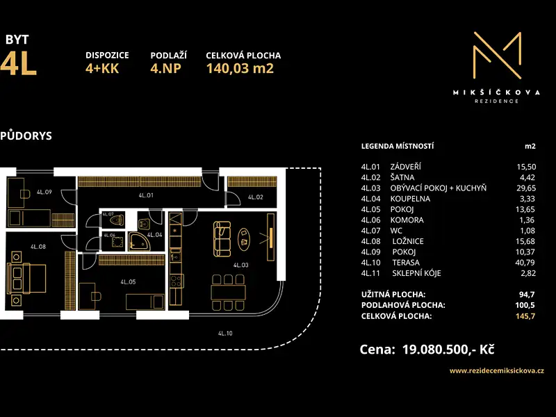 Prodej bytu 4+kk 145 m², Brno – náhled fotky 3