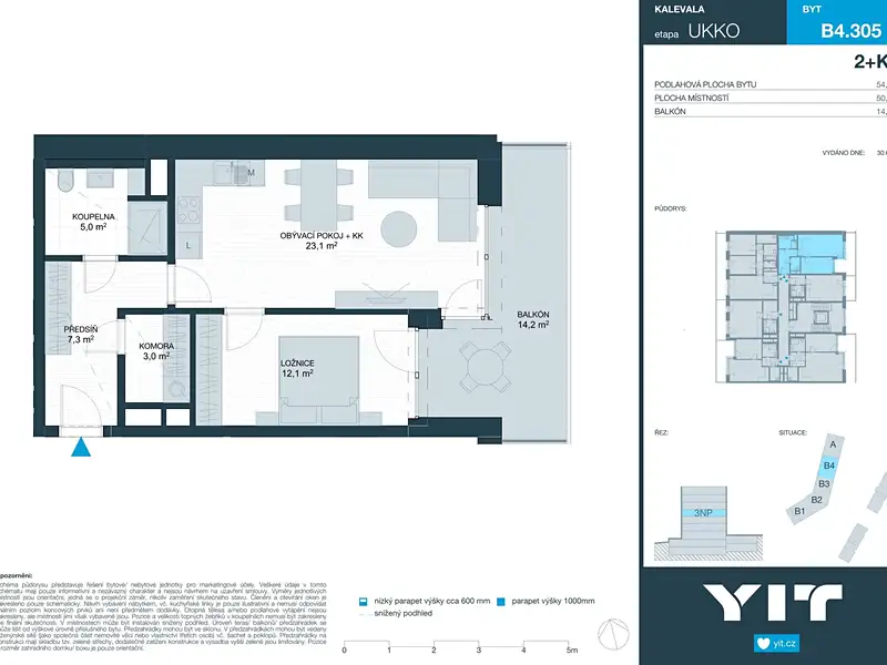Prodej bytu 2+kk 51 m², Brno – náhled fotky 2